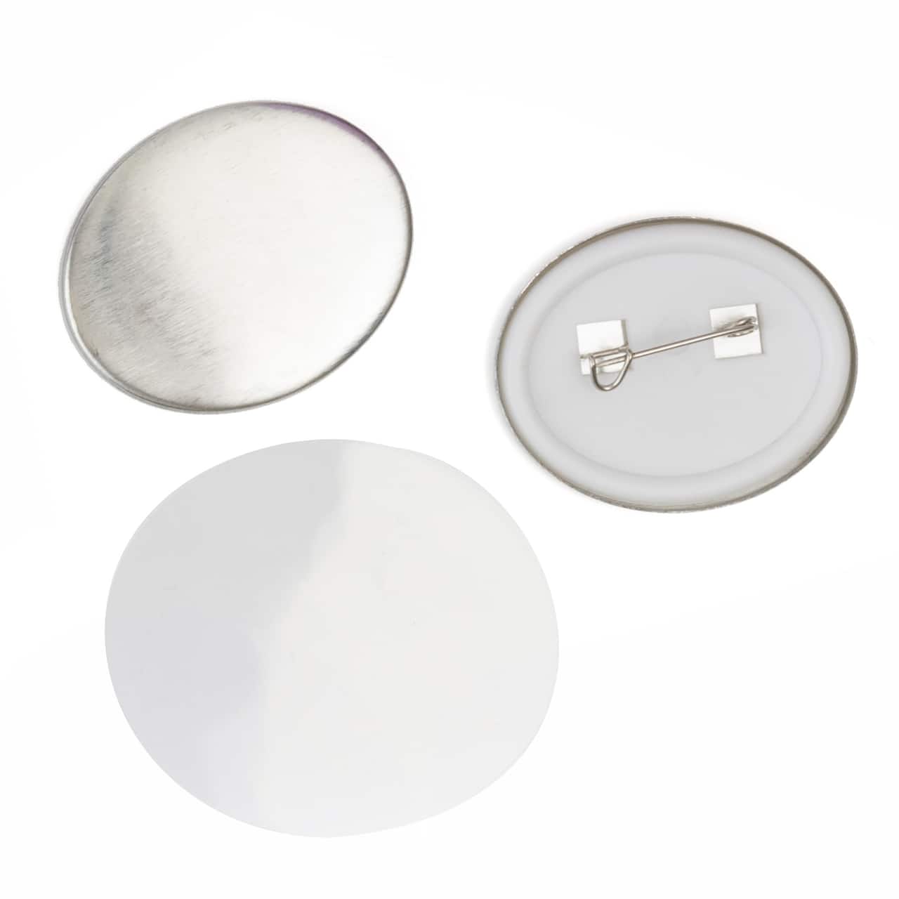 We R Memory Keepers® Button Press™ Small Oval Button Pin Back Refill Pack, 10ct.